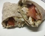 Foto langkah ke 5 dari resep Mediterranean Chicken Wraps (clean eat).
