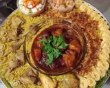 Foto langkah ke 7 dari resep Nasi Kebuli Ayam Kampung Magicom.