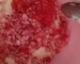 A picture of step 2 of Suji chilla.