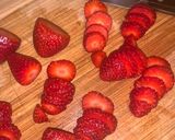 A picture of step 2 of Strawberry Crisps Mille-Feuille Style.