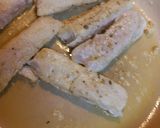 A picture of step 2 of Hake in Spanish Sauce.