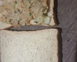 A picture of step 4 of Bread Pakoda chat.