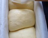 Foto langkah ke 4 dari resep Shokupan Sourdough Bread (Discard Levain).