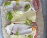 รูปขั้นตอนการทำที่ 2 ของ ขนมปังแฮมชีสพริกและแตงกวาดอง🍞🥒🧀🌶️(Ham&Cheese with pickled Jalapeno Bread)
