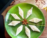 तिखुर नारियल की बर्फी रेसिपी चरण 8 फोटो