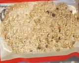 A picture of step 5 of Apple Crumble Cheesecake.