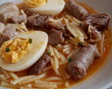 Foto del paso 11 de la receta: Fideos a la Cazuela con Costillón, Panceta, Salchichas y Huevo Duro