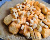 Une image de l'étape 3 de Tarte rustique aux pommes, banane et caramel.