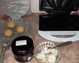 Foto del paso 1 de la receta: Quesadillas con queso feta y mermelada de arándanos