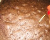 A picture of step 3 of Chocolate cake in pan (egg less)🍽.
