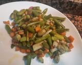 Foto del paso 1 de la receta: Arroz y verduras con bacalao
