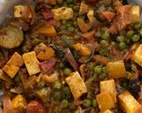 A picture of step 7 of Parda paneer biryani.