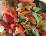 A picture of step 3 of Liver Cleanse & Detox Salad: Organic Ingredients only.