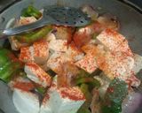 A picture of step 2 of Kadhai Paneer.