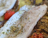 Foto del paso 3 de la receta: Merluza al horno con papas y batatas 🐟