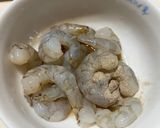 青紅椒炒嫩豆腐雞蛋蝦仁的食譜步驟3照片
