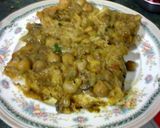A picture of step 10 of Masala Chana-Pav.