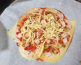 Foto del paso 5 de la receta: Pizza de pulpo, palitos de cangrejo y verdura