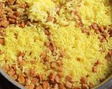 Foto del paso 3 de la receta: Cerdo, con arroz y ensalada