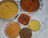 A picture of step 14 of Koshari Arabic dish 😋.