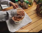 Gambar langkah 4 resipi Mozzarella chicken.