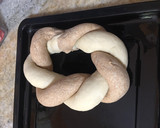 Foto del paso 4 de la receta: Pan lactal bicolor trenzado