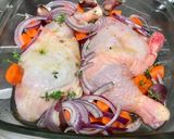 Foto del paso 1 de la receta: Pollo asado aromatizado 😋