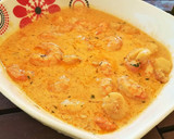 Foto del paso 5 de la receta: Vieiras y langostinos a la crema de cava