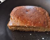 Foto del paso 2 de la receta: Sándwich🧀de queso🥯en pan de plátano casero🍞🍌🥯