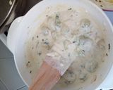 Tortilla kelbimbóval, sajttal, sonkával és medvehagymával töltve recept fázis 5 fotója