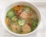 Foto langkah ke 3 dari resep Sup Soun Bola2 Udang.