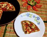 A picture of step 10 of Pan Poha Pizza.