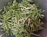 Foto langkah ke 1 dari resep Tumis bunga pepaya (tips tanpa pahit).
