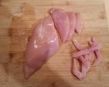 A picture of step 1 of Basic Chicken or Beef marinade for Stir fry Vegetables.
