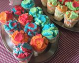 Foto langkah ke 7 dari resep Bolu kukus Kullerful gonjreng 💙💚💛❤️.