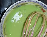 Foto langkah ke 2 dari resep Japanese Souffle Pancake (pandan).