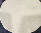 A picture of step 1 of Cheese Schezwan Pizza Frankie.