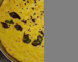 A picture of step 8 of Dhokla.