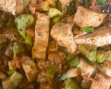 A picture of step 3 of Roasted Tofu BHEL.