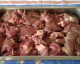 Foto del paso 1 de la receta: Hígados de pollo en salsa de paté de cerdo ibérico