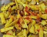A picture of step 4 of Arrowroot and Shallot Fry.
