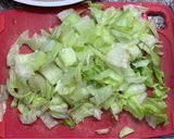 A picture of step 2 of Greens Salad.
