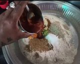 A picture of step 2 of Bajra Methi Achari Vada.