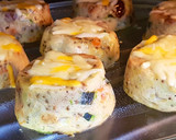 Foto del paso 9 de la receta: Budines de calabacín con dátiles, nueces y semillas de Chía