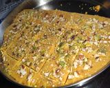 A picture of step 8 of Besan Burfi.