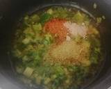 Quick green onion sabji recipe step 4 photo