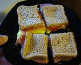 Foto del paso 2 de la receta: Sandwich huevo pavo-queso