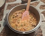 Foto del paso 7 de la receta: Tarta cremosa de pollo y zapallo 🍗