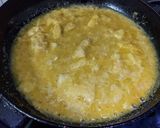A picture of step 1 of Pineapple Sheera or Halwa.