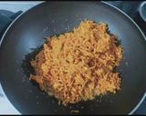 A picture of step 2 of Rajasthani Kacchi Haldi ki Sabzi (Raw Turmeric Sabzi).